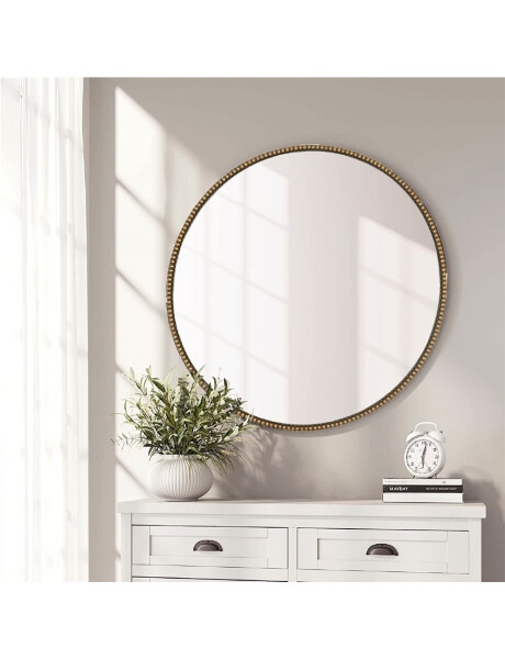 ESPEJO CIRCULAR MARCO PERLAS D50CM ESPEJO CIRCULAR MARCO PERLAS D50CM