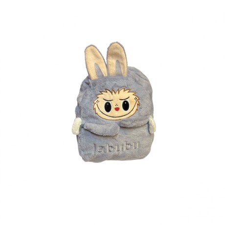 Mochila Peluche Labubu LB-1 de Felpa GRIS