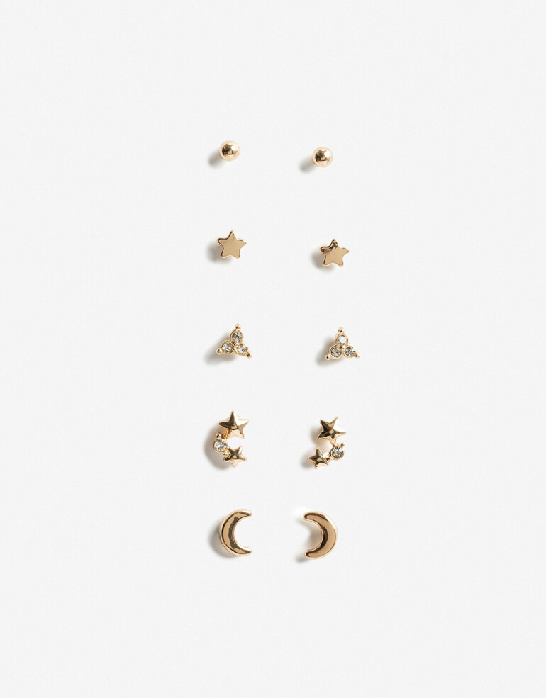 Aros Sets Metal Set De Mix Aros - Dorado