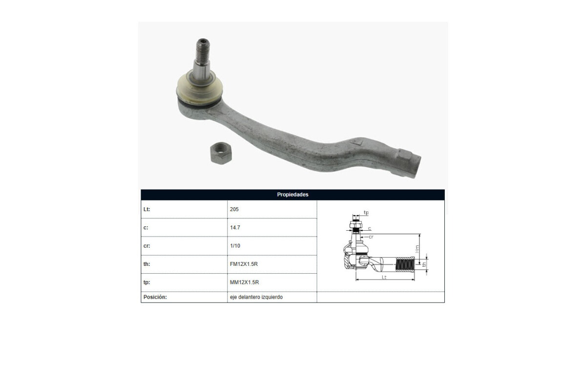 Puntero Mercedes Benz A 170 Cdi (W168)/A 160 (W168) 99-25 Izq Puntero Mercedes Benz A 170 Cdi (W168)/A 160 (W168) 99-25 Izq