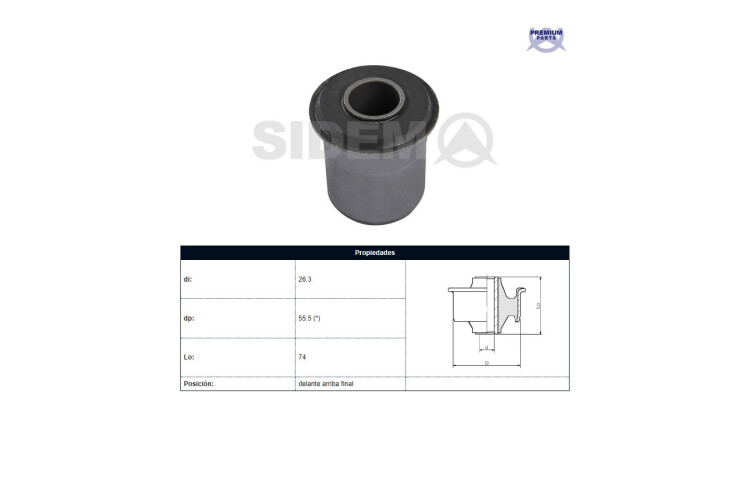 Buje Toyota Hilux 97-04 Der/Izq Buje Toyota Hilux 97-04 Der/Izq