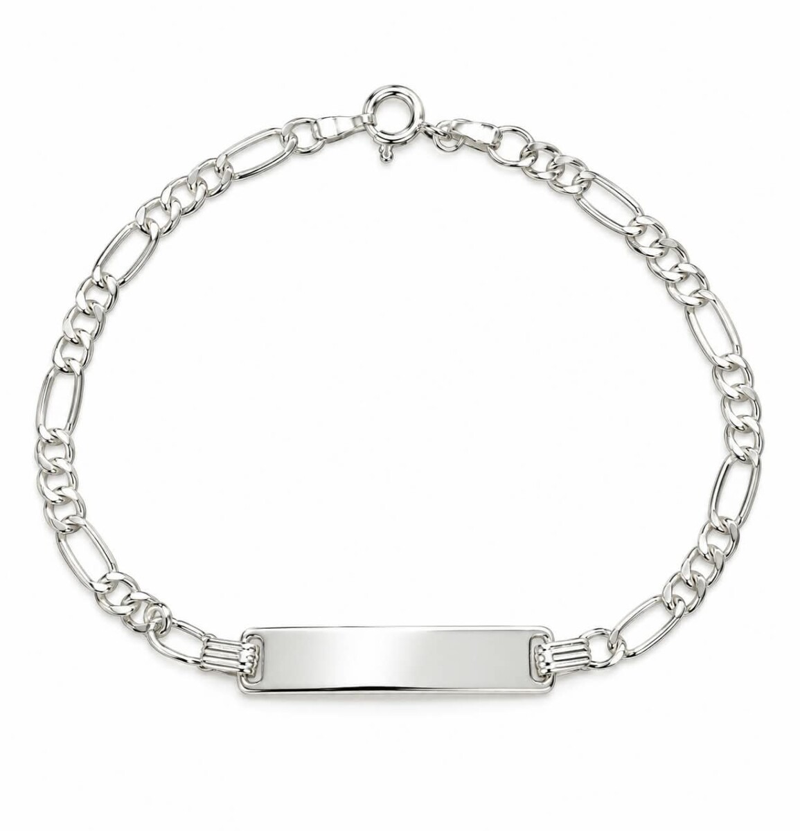 Pulsera con placa de identidad 
