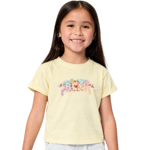Remera Rip Curl PARADISE LOGO - Amarillo Remera Rip Curl PARADISE LOGO - Amarillo