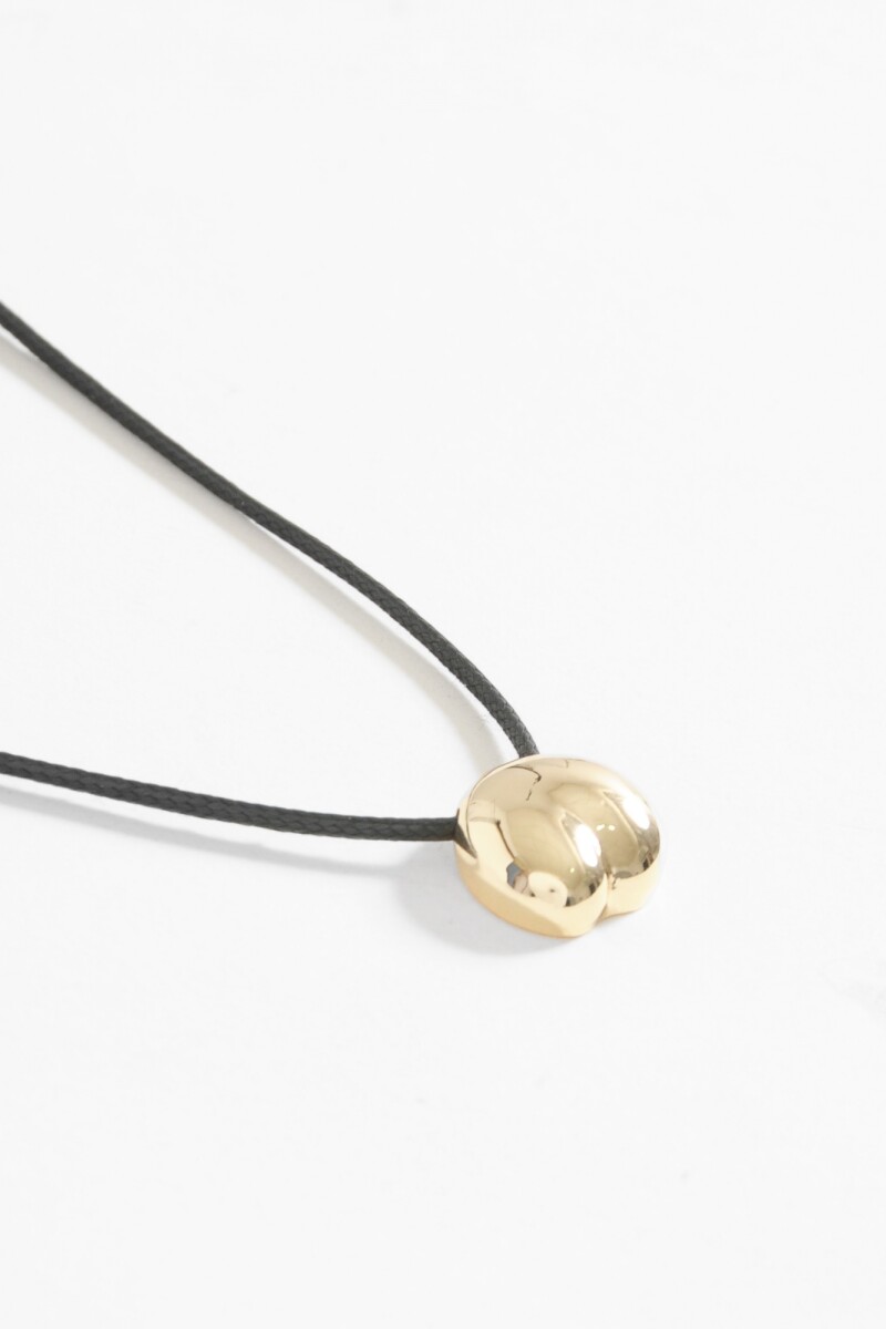 Collar cordón dije bold dorado