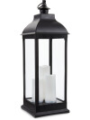 Farol ANKA 24x24x70cm c/LED negro Farol ANKA 24x24x70cm c/LED negro