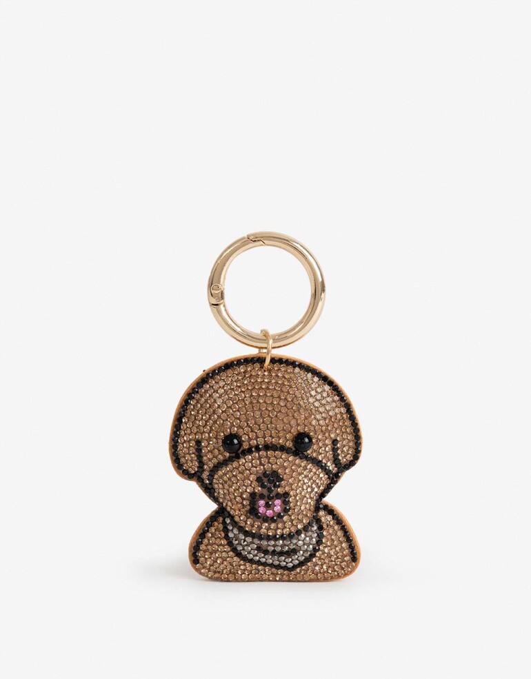 Llavero Strass Llavero Perro Strass. - Combinacion Bicolor