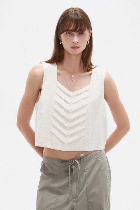 Musculosa Yindel Crudo / Natural