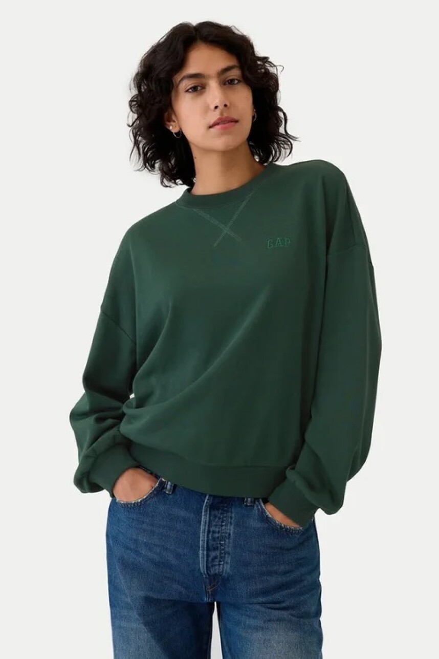 Buzo Deportivo Logo Gap Mujer Deep Hunter 505