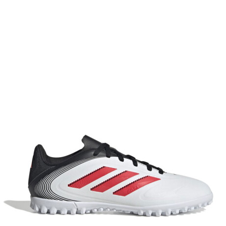 Championes de Fútbol 5 Infantiles Adidas Copa Pure III Club TF Blanco - Negro - Rojo