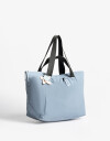 Shopper Shopper Urbana Con Tag Colgante - Azul Gastado