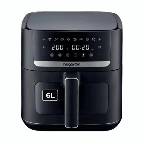Freidora de Aire HOGARON 1500W Capacidad 6L Panel Digital Y Visor Freidora de Aire HOGARON 1500W Capacidad 6L Panel Digital Y Visor