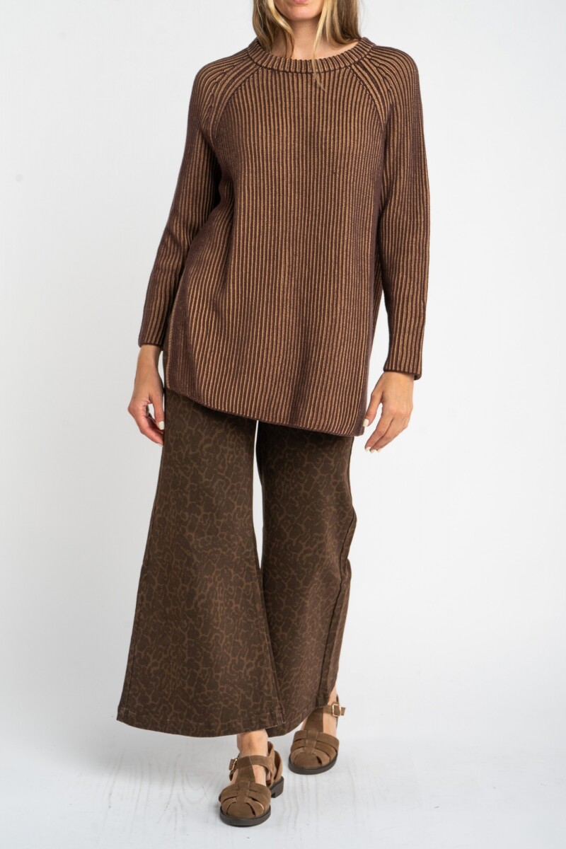 Sweater Texturado Chocolate