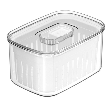 ORG C/CESTA PLASTICO BLANCO CLEAR FRESH
