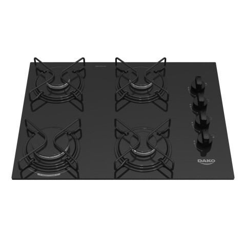 Anafe Dako 4 Hornallas Vidrio Templado Negro 2083 Anafe Dako 4 Hornallas Vidrio Templado Negro 2083