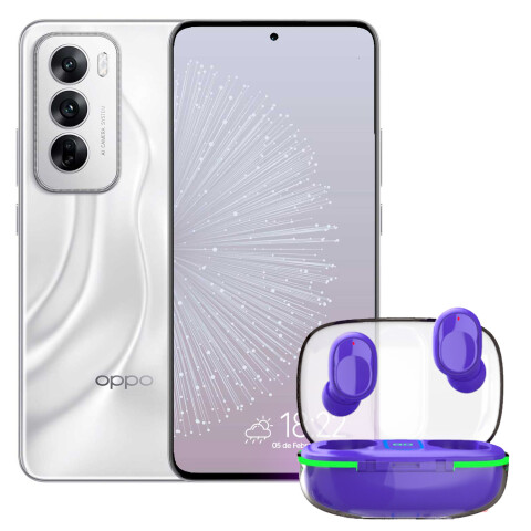 Oppo Reno12 12/512gb 5g + Regalo PLATEADO