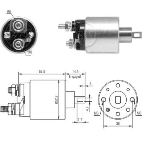 AUTOMATICO DE ARRANQUE FIAT DOBLO SIENA STILO PUNTO IDEA LINEA 07/ KA 03/ 12V ZM AUTOMATICO DE ARRANQUE FIAT DOBLO SIENA STILO PUNTO IDEA LINEA 07/ KA 03/ 12V ZM