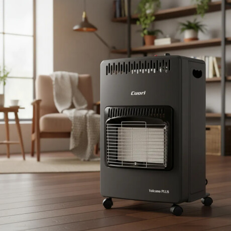 Estufa a Super Gas Cuori Modelo Vulcano Plus con Válvula Negro