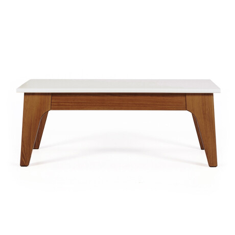 Mesa de centro Happy - 90 Roble Claro y Off white