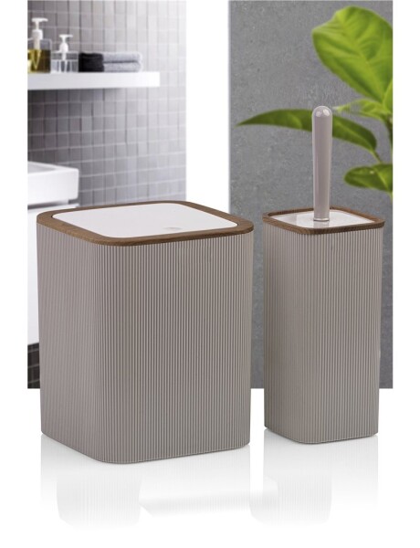 SET 2PCS BAÑO DIVA PP MARRON SET 2PCS BAÑO DIVA PP MARRON