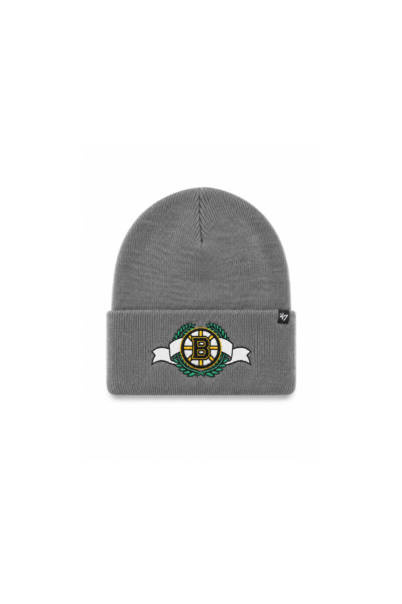 Boston Bruins '47 Laurel Cuff Knit - Grey Boston Bruins '47 Laurel Cuff Knit - Grey