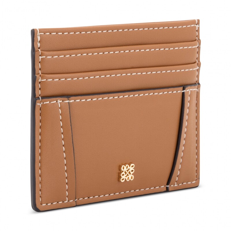Fleura Slg Card Case Brandy