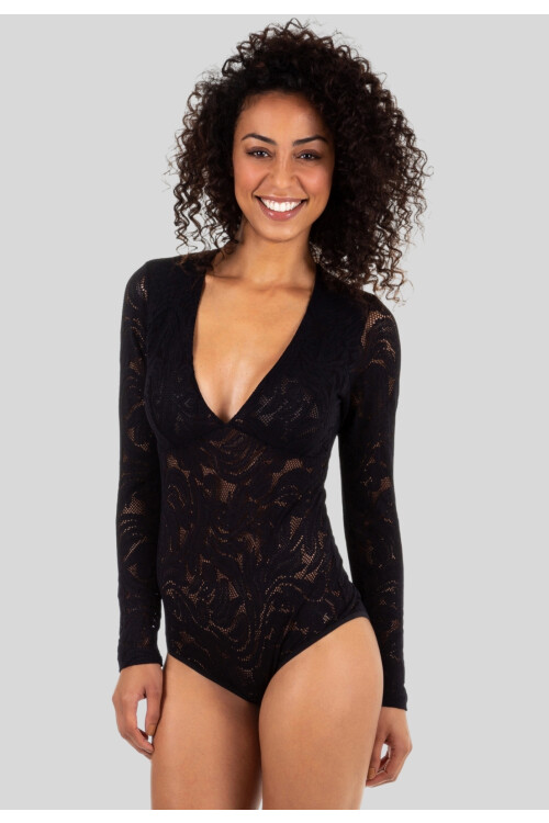 BODY ENCAJE NEGRO