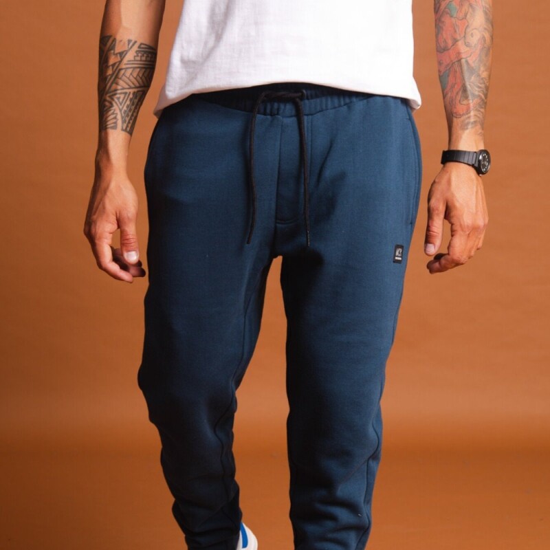 Pantalón de Hombre KristoBelga con puño Azul Piedra