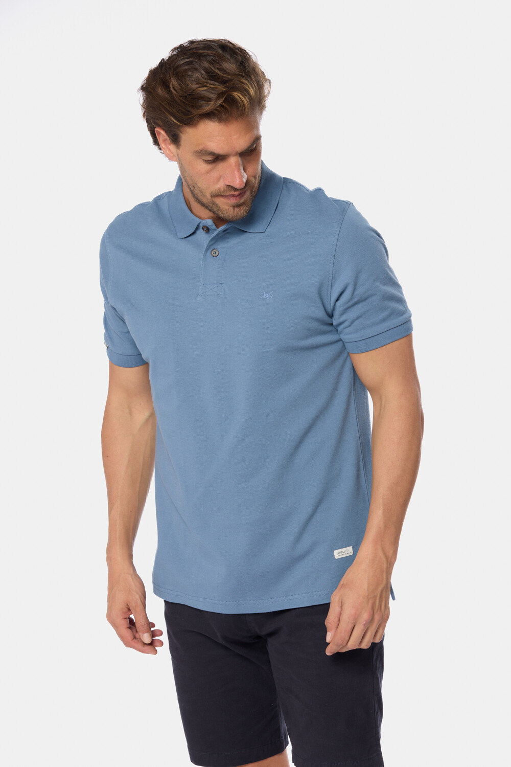 REMERA POLO PIQUE LISA Piedra