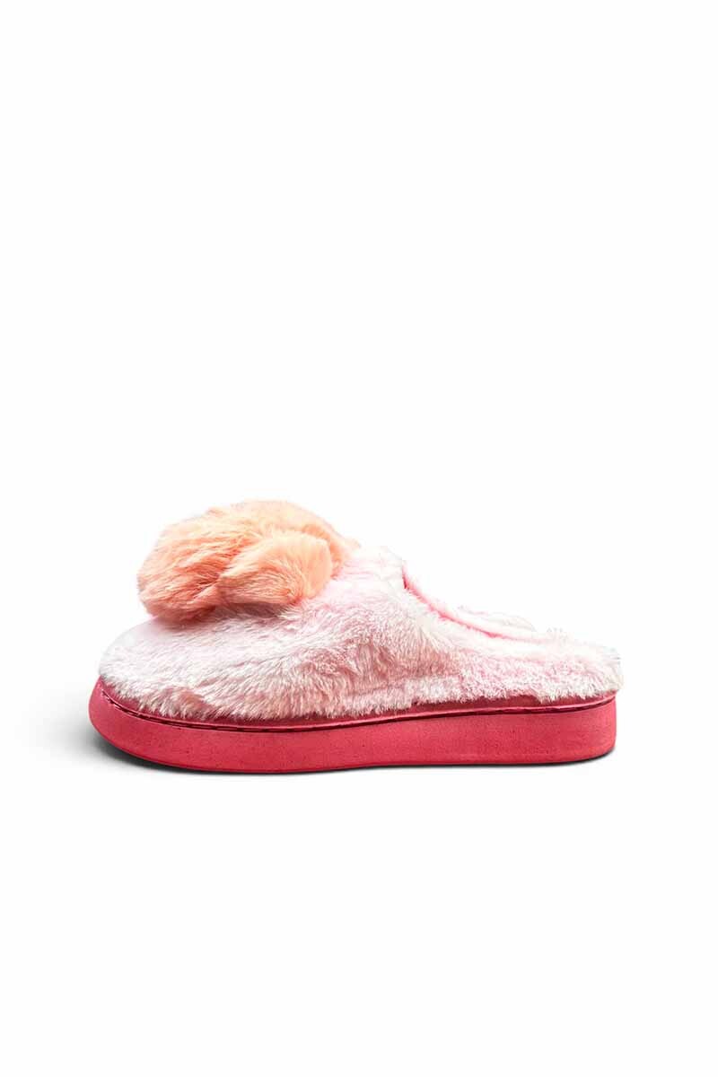 PANTUFLA PELUDITA Salmon