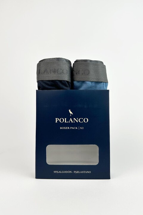 BOXER CANIS POLANCO Azul Palido/gris Oscuro