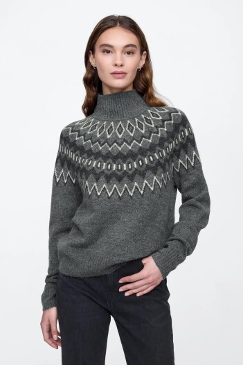 Buzo Polera Fairisle B25 Grey Heather