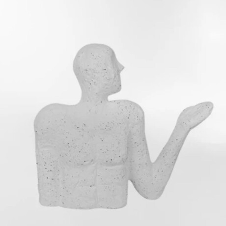 ESCULTURA MAN Blanco - Extra Large