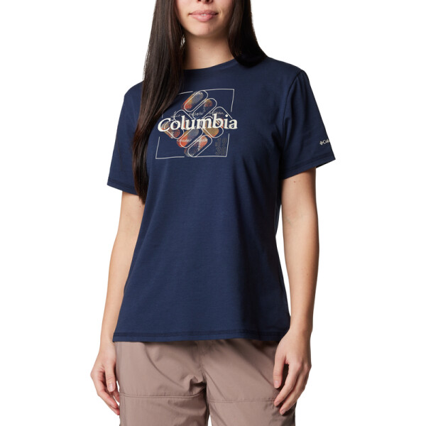 Remera Sun Trek SS Graphic Mujer NOCTURNAL BRAN