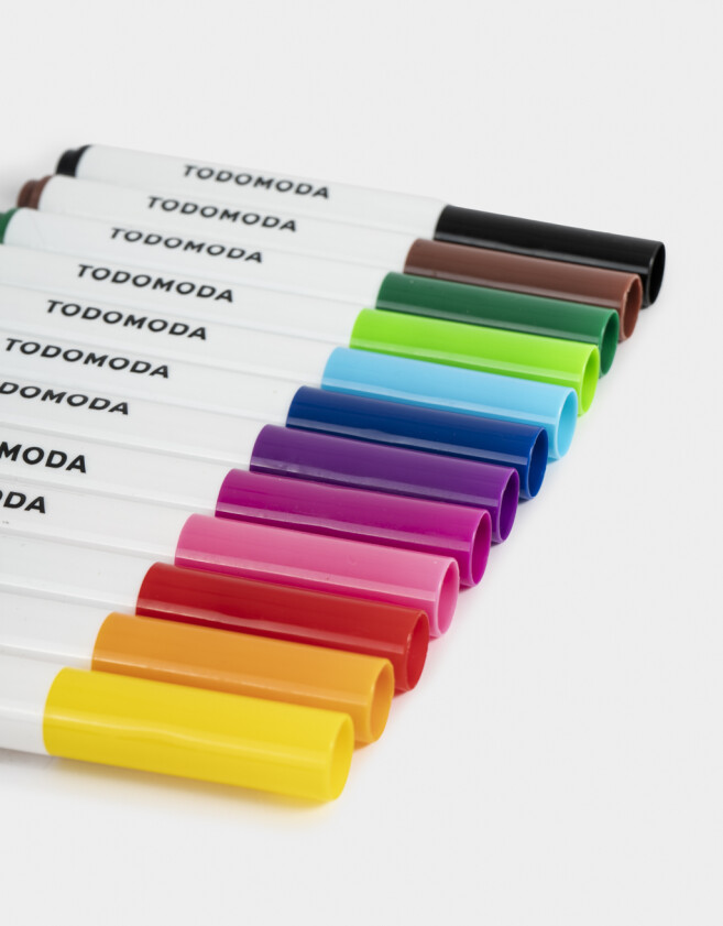 Resaltadores Foodie Set De Marcadores Con Contenedor - Combinacion Multicolor