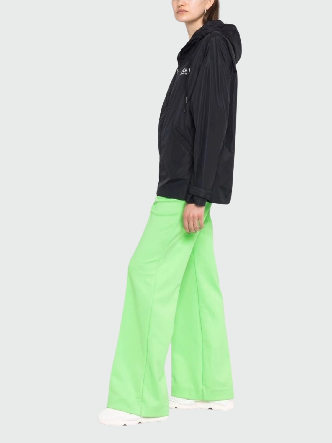 Golden Goose-Chaqueta impermeable con capucha Daris Negro