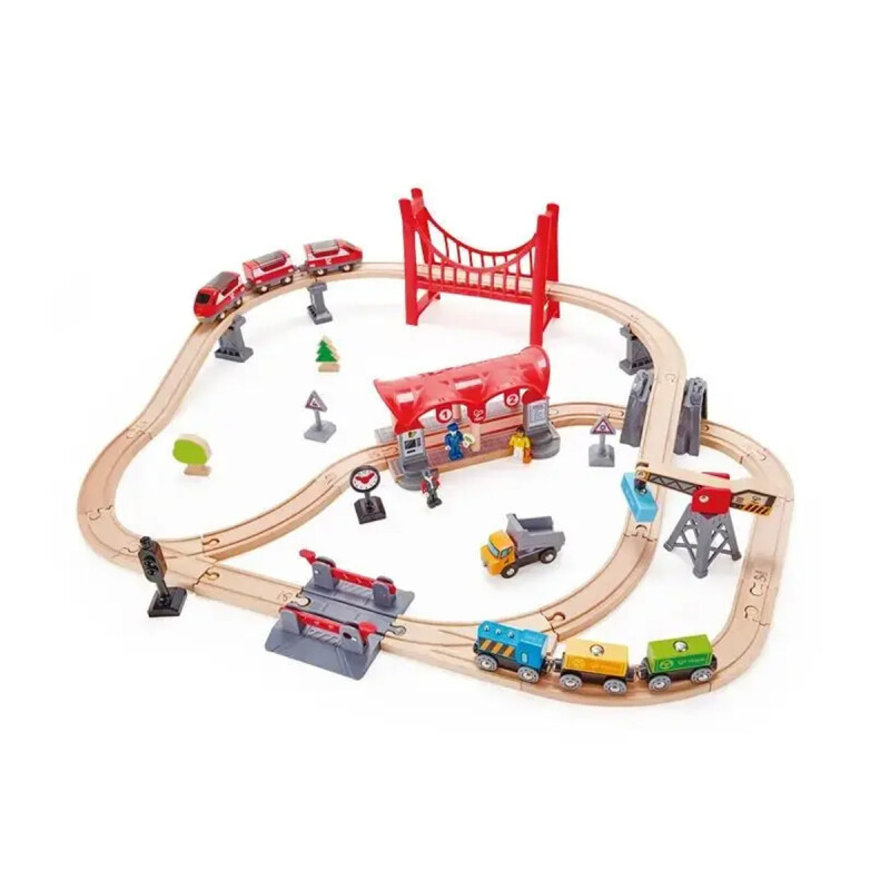 Juego de Tren Urbano de Madera Hape Juego de Tren Urbano de Madera Hape