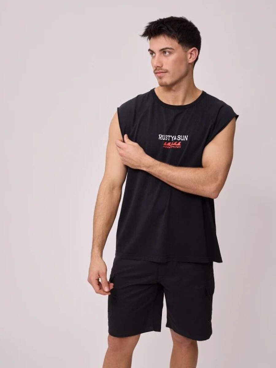 Musculosa MAREA Rusty - Negro 