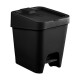Tarro de Residuos Con Pedal 8L NEGRO