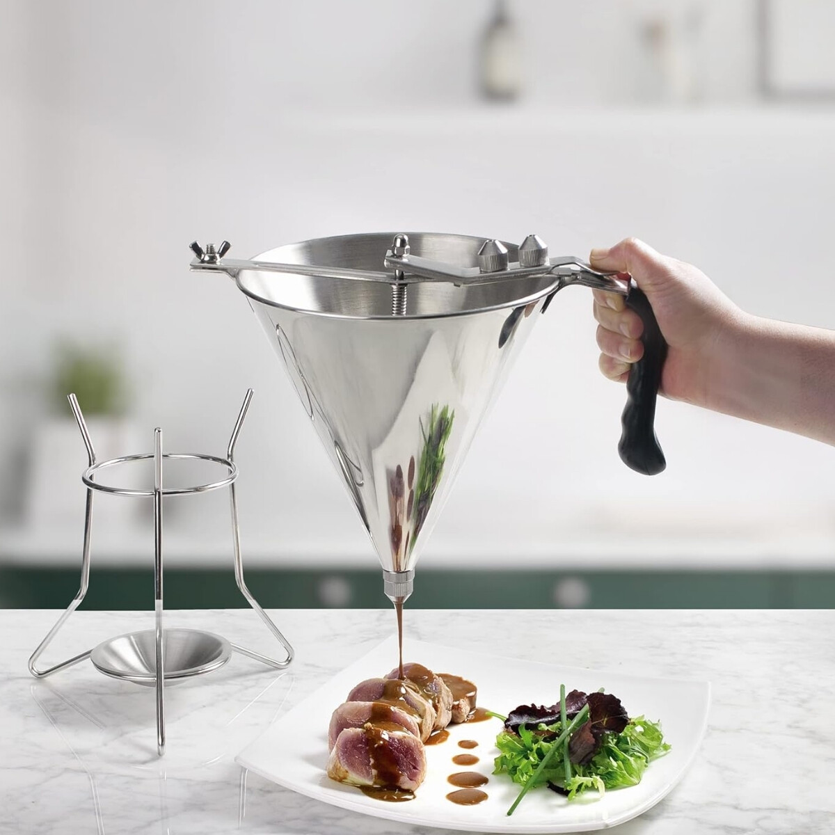 Dispensador dosificador Inox 2 litros 