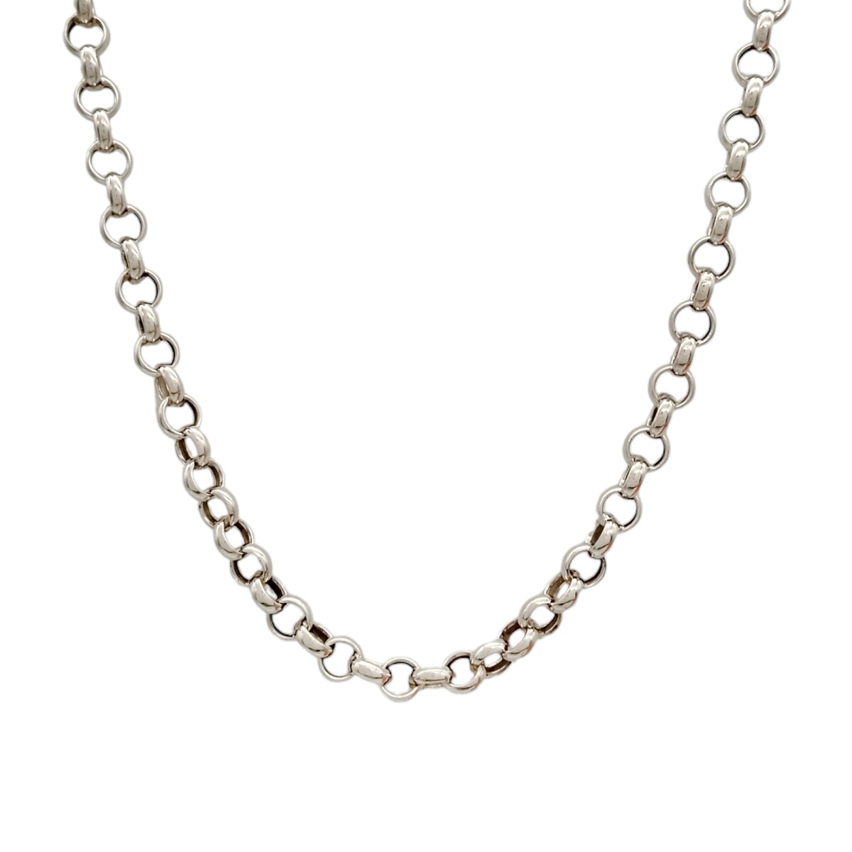 Cadena Rolo-Plata y Oro-Sin piedra-CD5034 - sinpiedra 