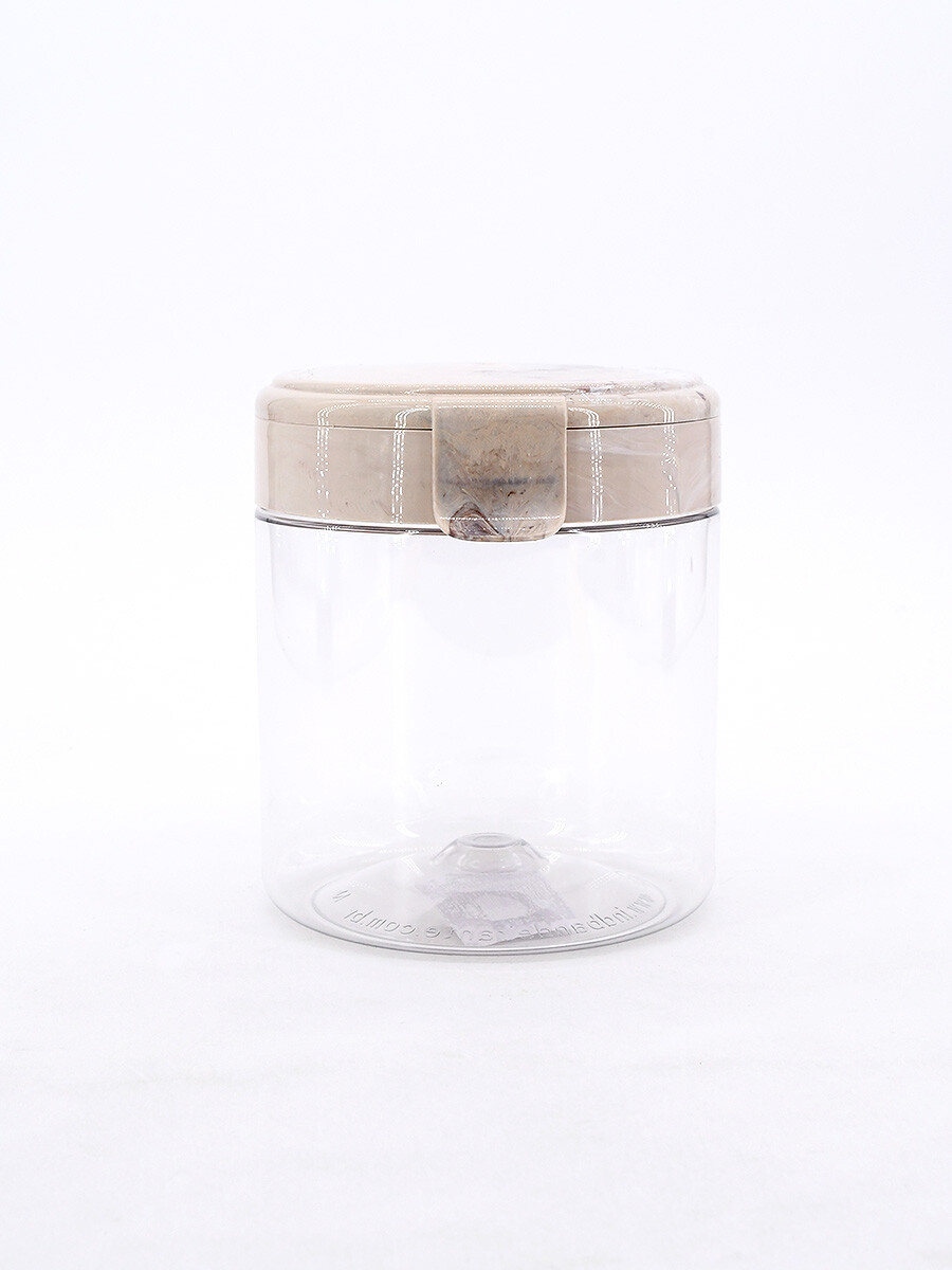 RECIPIENTE TAPA FLIP - BEIGE 