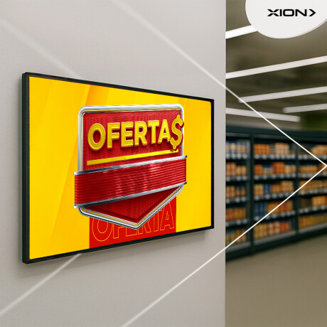pantalla con resolución full HD 43” COLOR UNICO