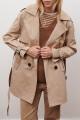TRENCH CAPUCHA MIDI BEIGE