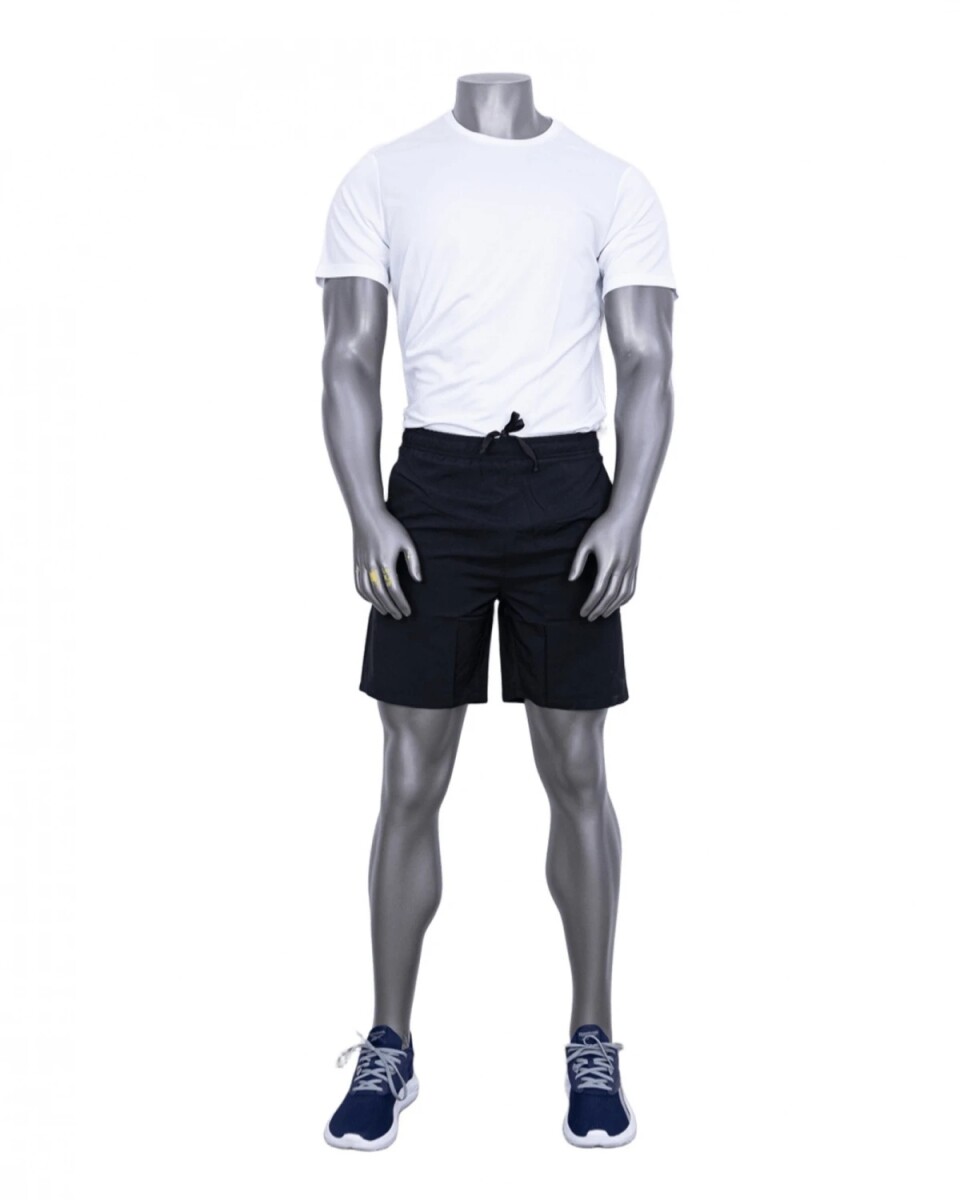 Short Menpi Alta Calidad Training Hombre Negro - S/C 