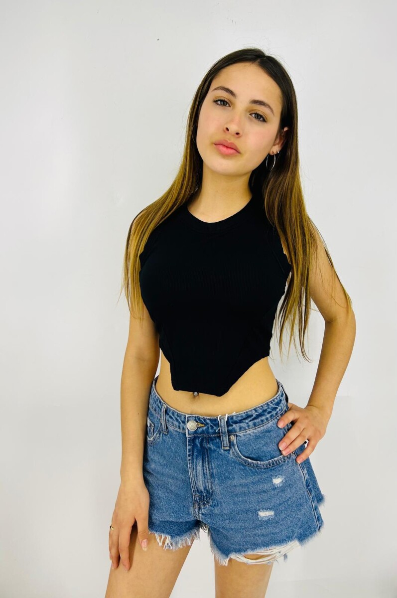 MUSCULOSA SLOWLY 1168 - NEGRO 