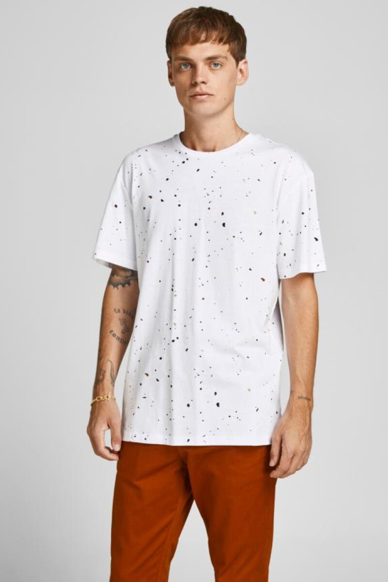 Camiseta Terrazzo - Estampada Bright White