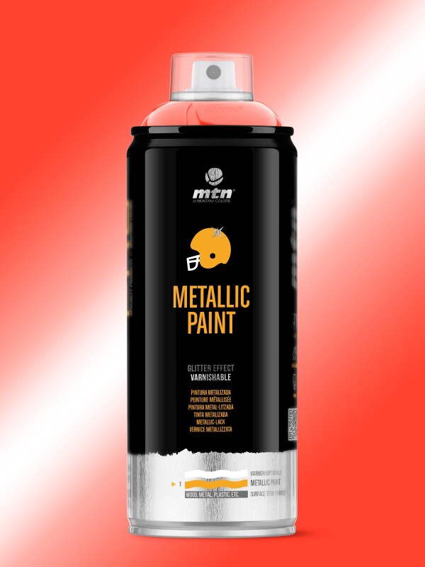 AEROSOL MTN PRO METALIZADO ROJO 400ML N/A