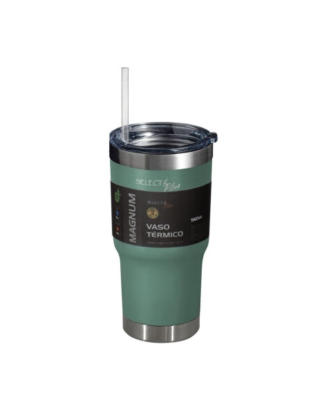 VASO TERMICO C/SORBITO AC.INOX 560ML VERDE VASO TERMICO C/SORBITO AC.INOX 560ML VERDE