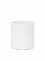 PORTA MACETA CERÁMICA MINIMALISTA XS BLANCA