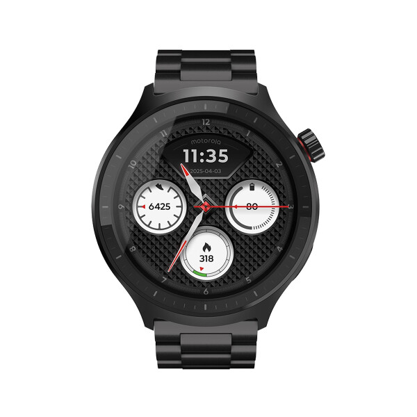 Smartwatch Motorola Moto Watch Aluminio Negro